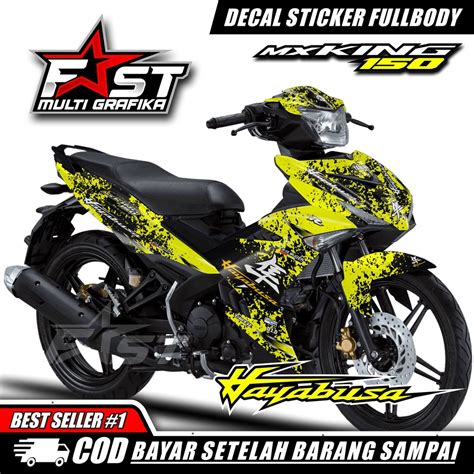 Jual Stiker Decal Mx King Full Body Premium Quality Hayabusa Decal