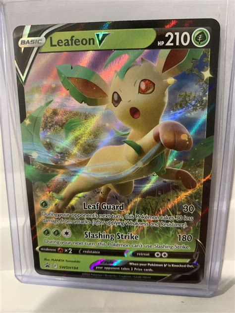 Pokemon SWSH Promotional Promo Set ULTRA RARE Leafeon V SWSH194 NM