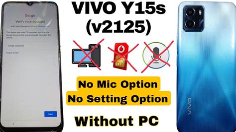 Vivo Y S Y Frp Remove Bypass Google Account Android Without