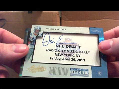 2013 Panini Absolute Football Hobby Box Break YouTube