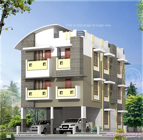 3 Story Home Design In 3630 Sqfeet Kerala Home Design And Floor Plans 9k Dream Houses