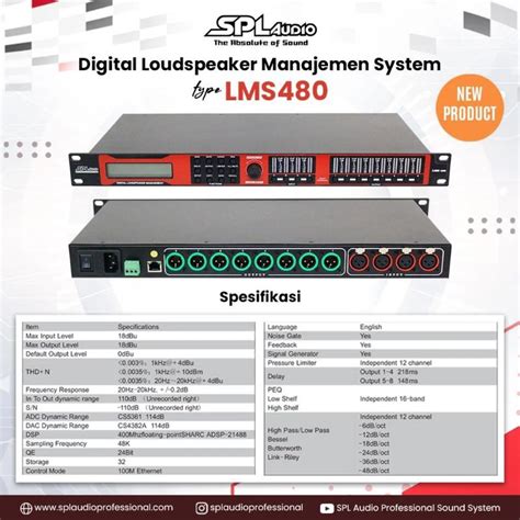 Jual Spl Audio Digital Loudspeaker Management System Lms Original