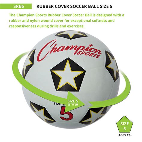 RUBBER SOCCER BALL SIZE 5