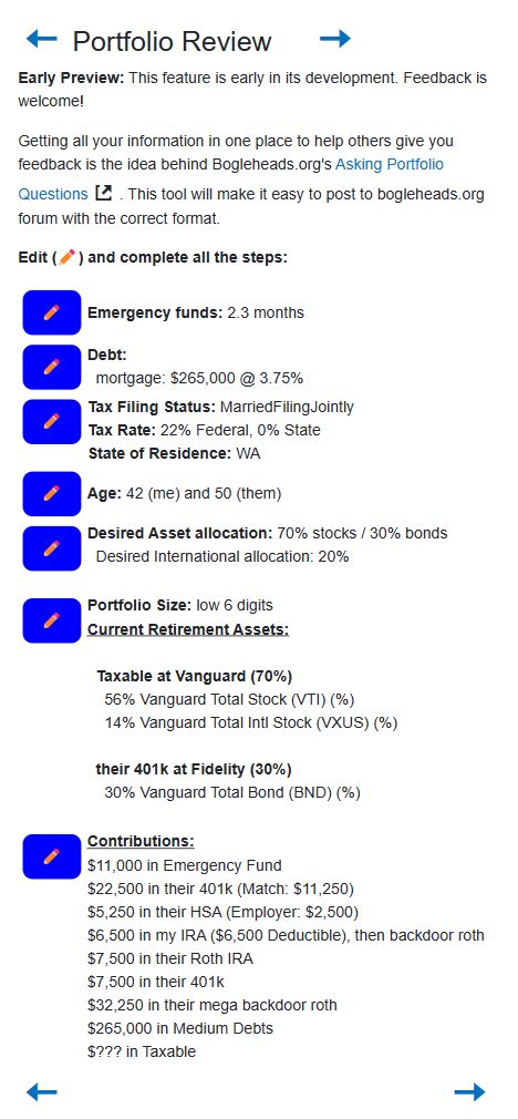 Bogle Tools Portfolio Review Tool To Help Collect And Format