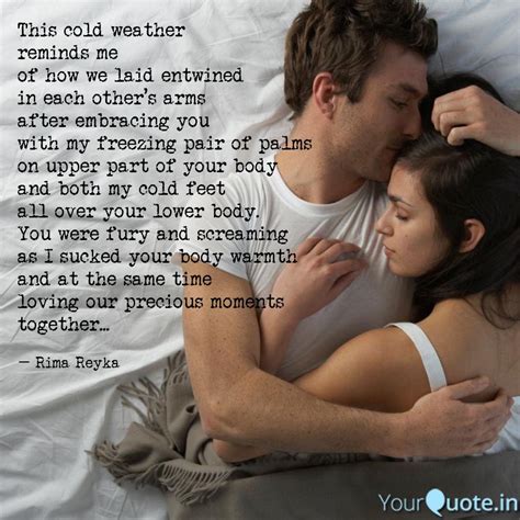 Romantic Cold Weather Quotes