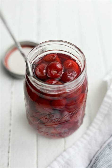 Homemade Maraschino Cherries Simply Scratch