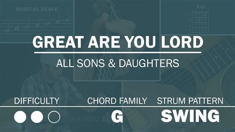 GREAT ARE YOU LORD Simplified Guitar