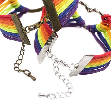 Lgbt Rainbow Bracelet Gay Pride Bracelet Gaypridehub