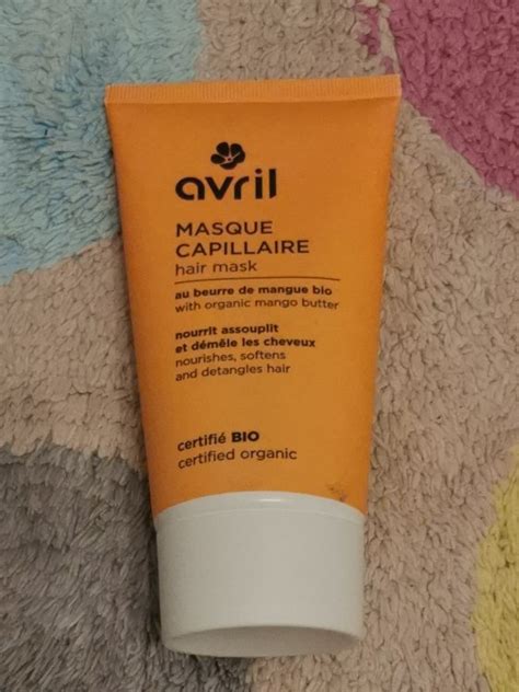 Avril Masque capillaire au beurre de mangue Certifié Bio INCI Beauty