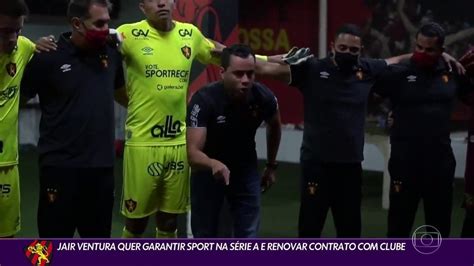 Nas graças da torcida do Sport Jair Ventura responde a pedidos por