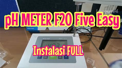 PH Meter Five Easy F20 FULL YouTube