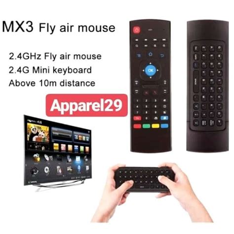 Jual Mini Wireless Keyboard Fly Air Mouse Remote G Sensing Gyroscope