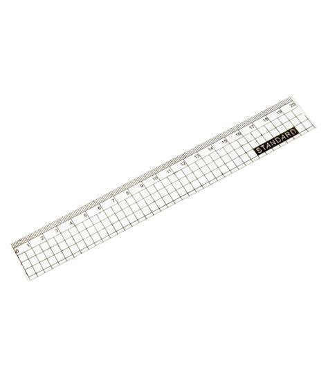 Plastic Ruler 20 cm - Stationery | Office Supplies & More - Bakier ...