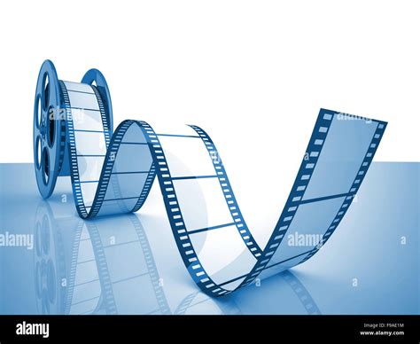 render  classic cinema film roll stock photo alamy