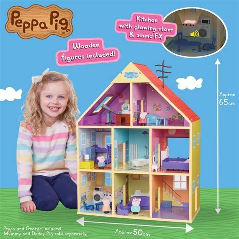 Peppa Pig Peppa's Wooden Playhouse - Character Toys