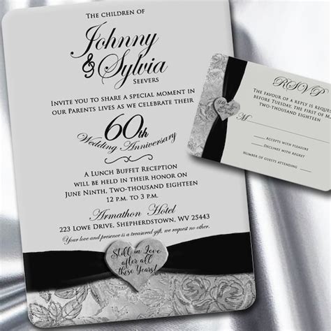 Diamond Wedding Invitations