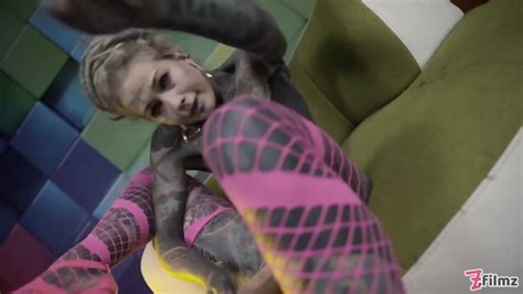 Heavily Tattooed Teen Anal Stretching