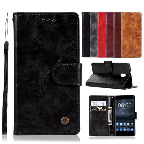 Flip Phone Leather Cover For Nokia Ta A Luxury Business