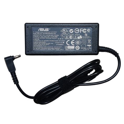 Buy Asus 45w 19v 237a Adapter Laptop Charger Pin Size 40 Mm X 135 Mm Power Cable Included