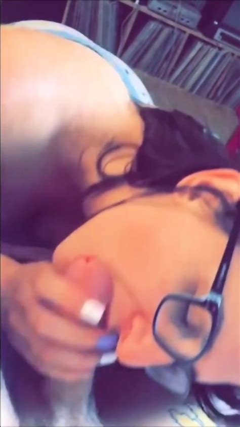 Amazing GLASSES BLOWJOB Finish Cumshot At Cum Swallow Brunette Home Made Honey