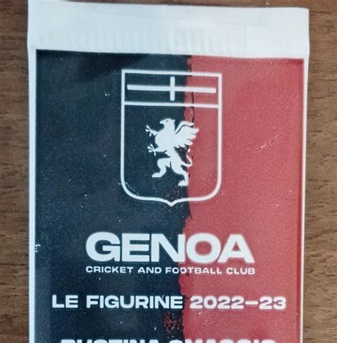 Figurine Calciatori Squadra Calcio Genoa Erredi Numeri A