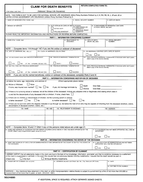 Sglv 8283 Form Fill Out Printable PDF Forms Online