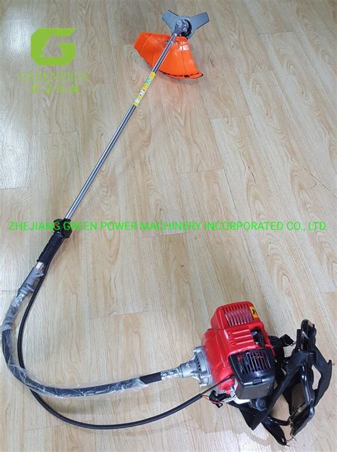 Gasoline Knapsack Brush Cutter With 3t Blade Gx35 4 Stroke Engine