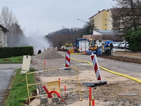 Jura Une Canalisation De Gaz Se Rompt Sur Un Chantier Poligny