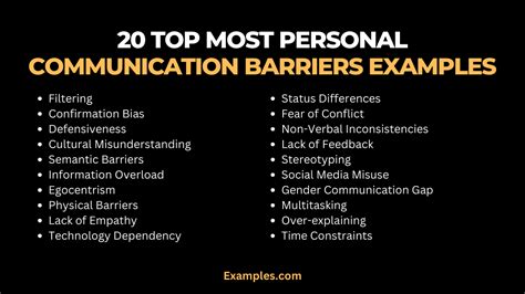 Personal Communication Barriers - 19+ Examples, How to Overcome