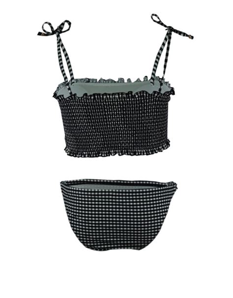 Gingham Bandeau Bikini Urban Passion