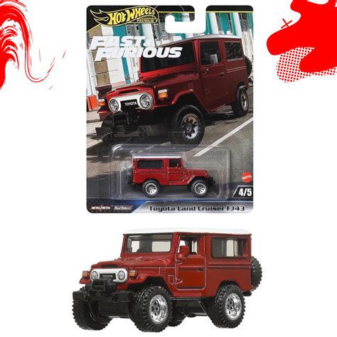 Jual Hot Wheels Premium Toyota Land Cruiser TLC FJ43 Merah Fast Furious FF Shopee Indonesia