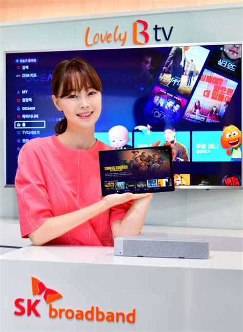 세컨드tv 들이세요 Sk브로드밴드 태블릿 Iptv B Tv Air 출시 서울경제