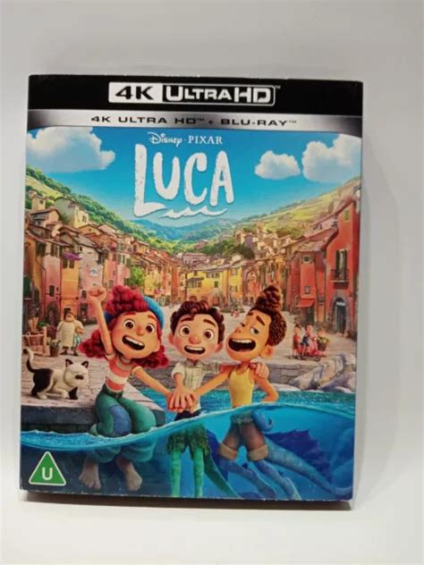 Luca K Uhd Blu Ray Blu Ray Disney Pixar Picclick Uk