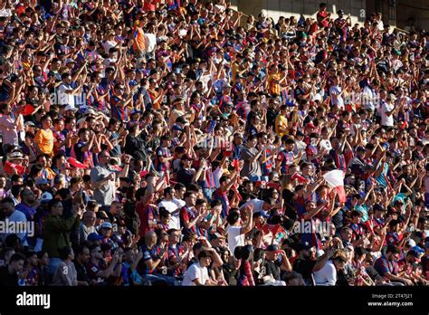 Barcelona, Spain. 28th Oct, 2023. Fans view during the LaLiga EA Sports match between FC ...