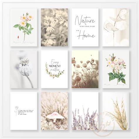 Cottagecore Print Set Of 12 Printables Wall Art