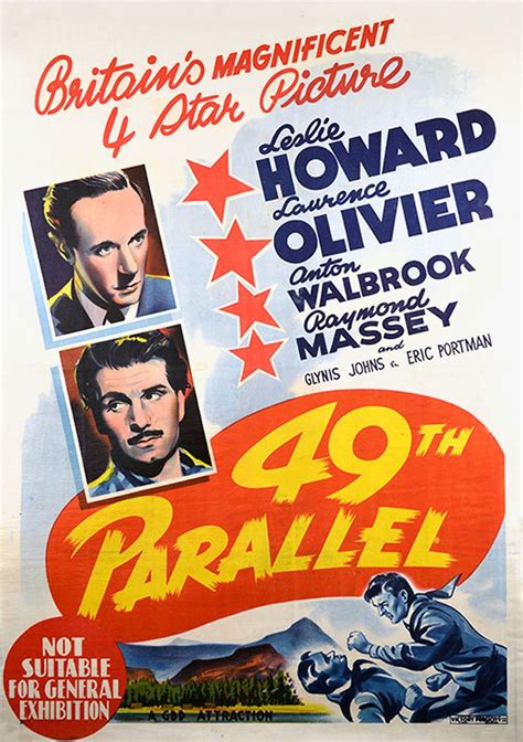 49th Parallel | 49th parallel, Leslie howard, Parallel