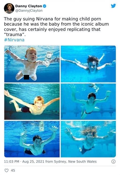 Nirvana 'Nevermind' Baby Just Turned 30 And Is Now Suing The Band For ...