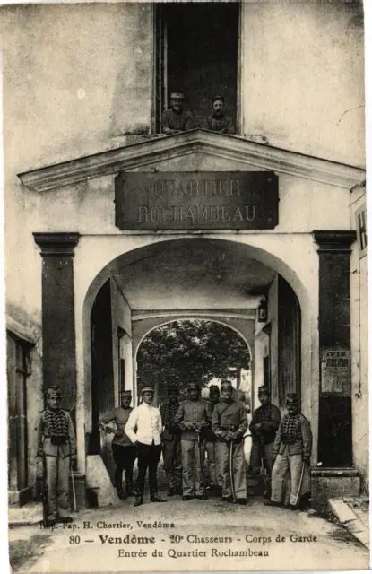 CPA VENDOME 20 Chasseurs Corps de Garde Entrée du Quartier