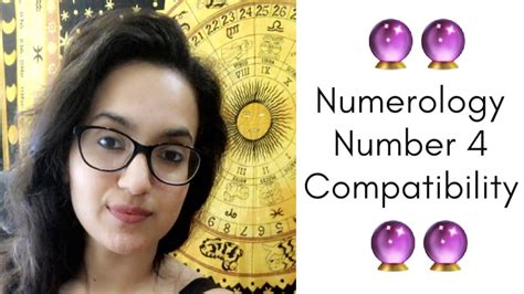 Numerology Number 4 Compatibility Mulank 4 Easyvasstu Youtube