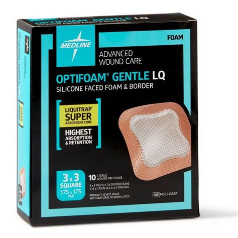 Optifoam Gentle Lq Silicone Foam Dressing X Ct