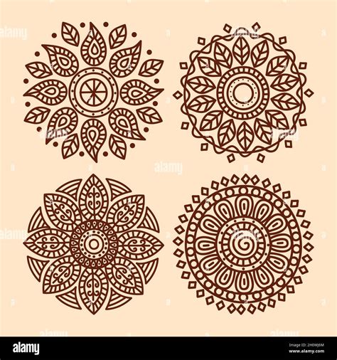 Four Mandalas Hi Res Stock Photography And Images Alamy