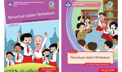 Buku Tematik Kelas Tema Kurikulum Revisi Siswa Guru