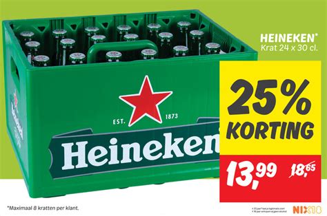 Heineken Krat Bier Folder Aanbieding Bij Dekamarkt Details