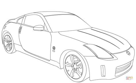 Nissan 350Z coloring page | Free Printable Coloring Pages