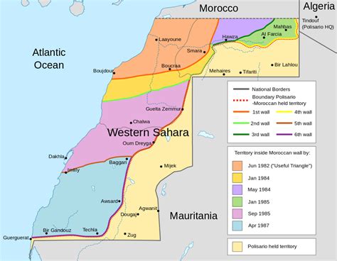 Western Sahara Map