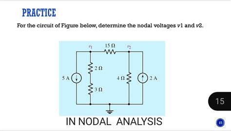 Solved For The Circuit Of Figure Below Determine The Nodal Voltages