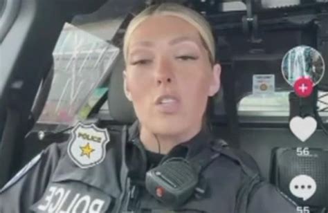 Rookie Cop Gets Suspended After Her Tiktok Talking About Abusing Her