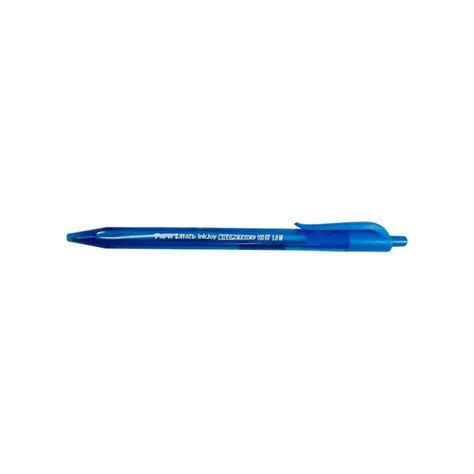 Boligrafo Retractil Paper Mate Kilometrico Inkjoy Rt Azul Punta