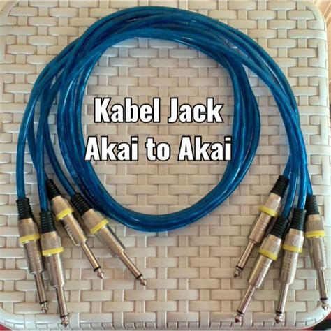 Jual Kabel Jack Akai To Akai Kabel Jack Akai 1 1 Shopee Indonesia