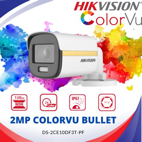 HIKVISION 2 MP ColorVu Fixed Mini Bullet Camera Colorvu CCTV Camera